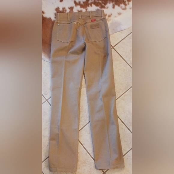 VINTAGE 14MWZ WRANGLER JEANS Sz9x34 - Picture 2 of 4